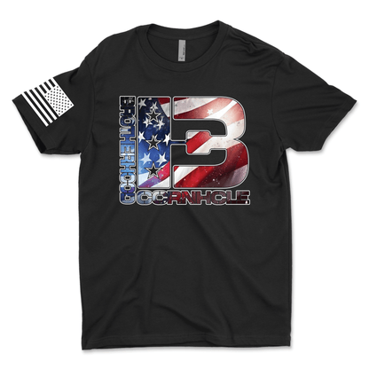 Men's BC American Flag Logo T-Shirt