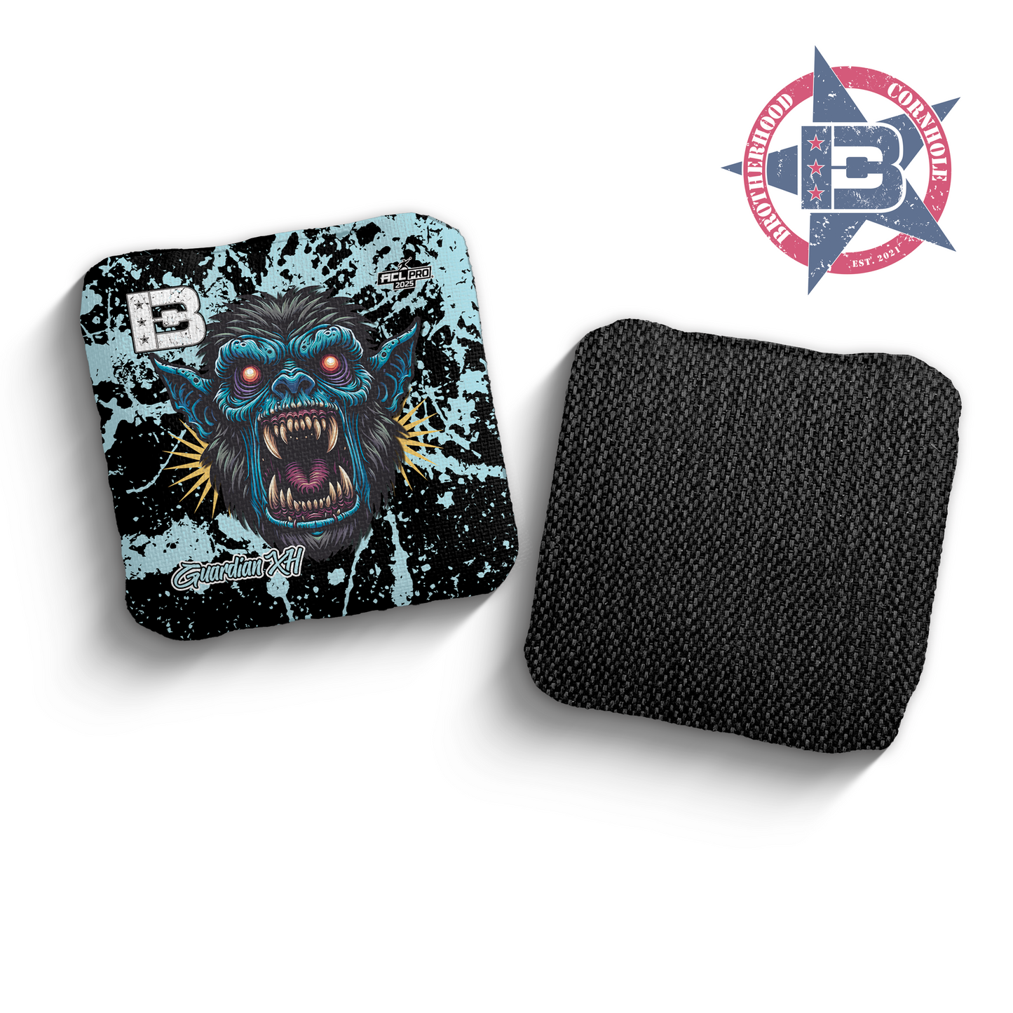 2025 Guardian X Halloween Monkey Edition ACL Pro Stamped Cornhole Bags