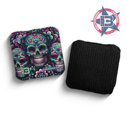 2025 Guardian X Dia De Los Muertos Skulls Trio Edition ACL Pro Stamped Cornhole Bags