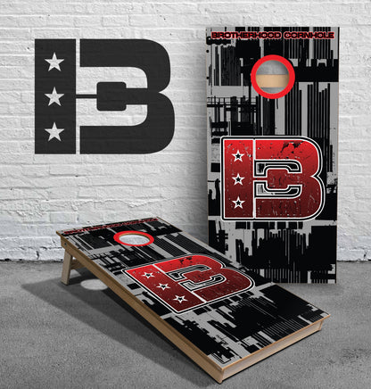 Bedlam Brotherhood Cornhole Logo ACL Approved Cornhole Boards